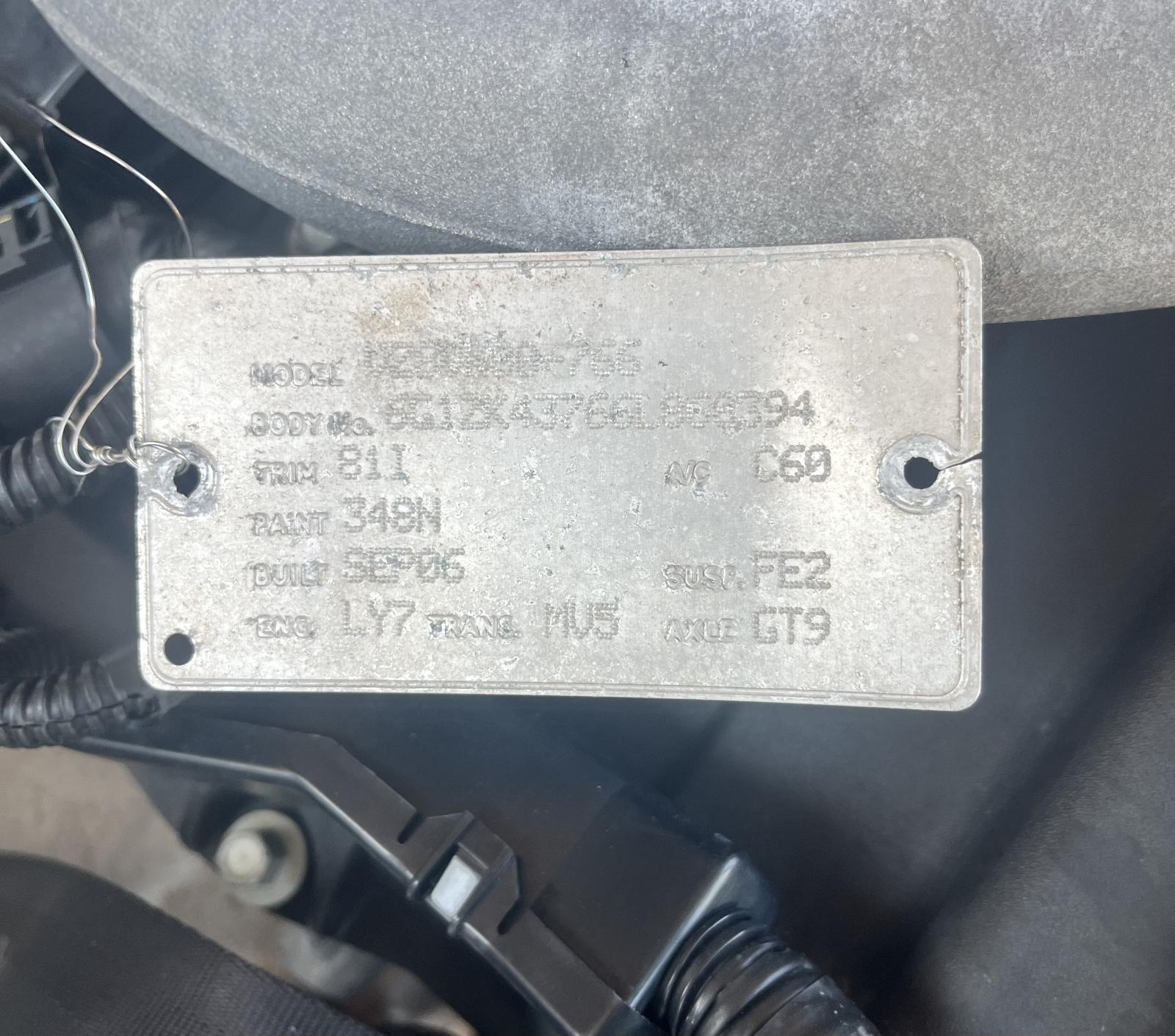 View Auto part Engine Holden Commodore 2006